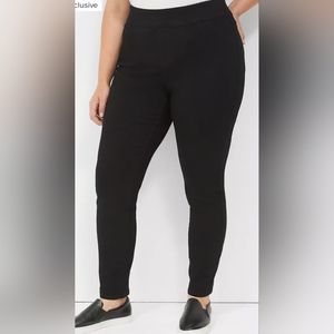 Lane Bryant High Rise Black Jegging